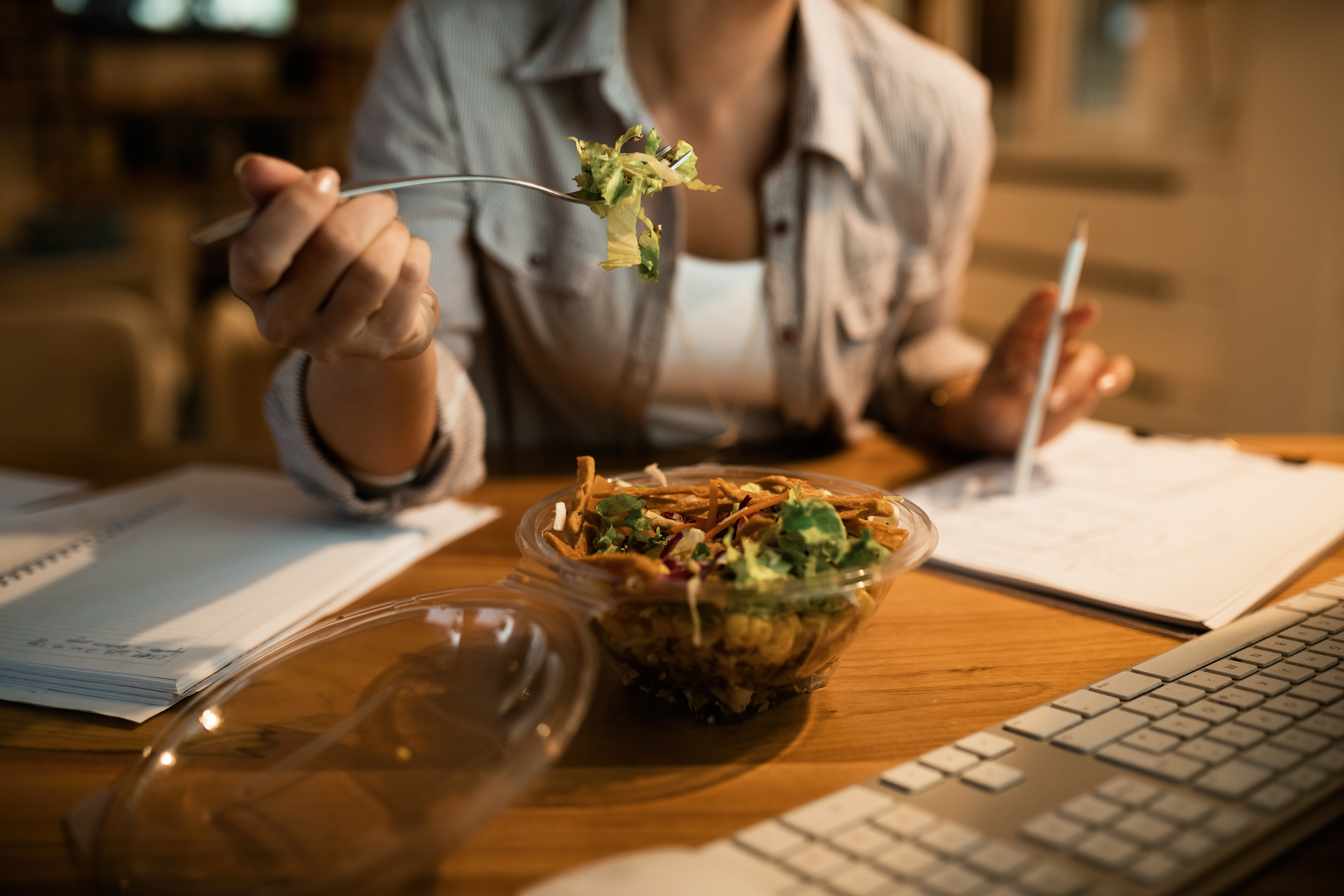 Healthy food on a table
